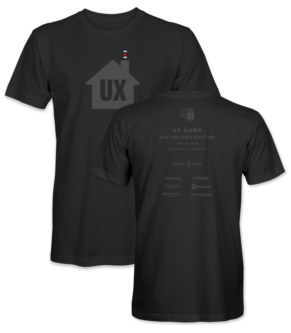 UX Camp: Home Edition t-shirt